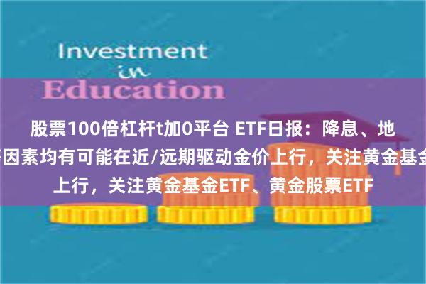 股票100倍杠杆t加0平台 ETF日报：降息、地缘政治、央行购金等因素均有可能在近/远期驱动金价上行，关注黄金基金ETF、黄金股票ETF